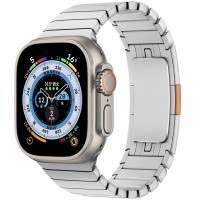 Ремінець Steel для Apple Watch 42(ser.1-3)/44/45/46/49mm (140-190mm) Silver