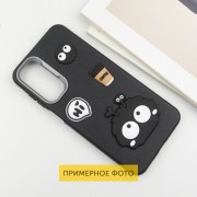 Чехол TPU Leather Toys для Xiaomi Redmi 12C / Poco C55 Monster / Black
