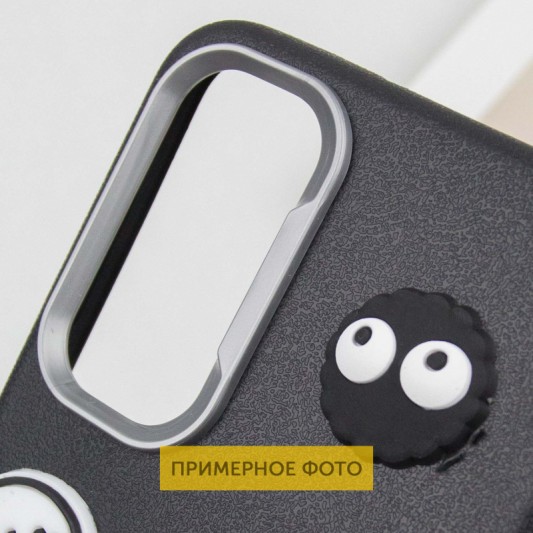 Чехол TPU Leather Toys для Xiaomi Redmi 12C / Poco C55 Monster / Black - изображение 4