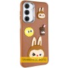 Чохол TPU Leather Toys для Xiaomi Redmi 12C / Poco C55 Labubu / Brown