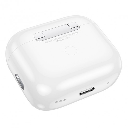 Беспроводные TWS наушники Hoco EW81 Elegant with Touch Screen ANC White - изображение 5