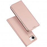 Чехол-книжка Dux Ducis с карманом для визиток для Apple iPhone 16e / 17e (6.1 дюйма) Rose Gold