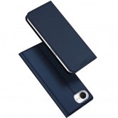 Чехол-книжка Dux Ducis с карманом для визиток для Apple iPhone 16e / 17e (6.1 дюйма) Синий