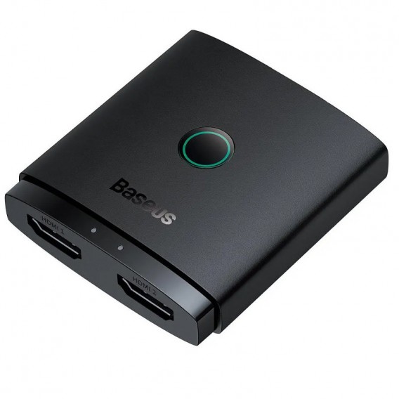 Переходник Baseus Hub AirJoy Series 2-in-1 Bidirectional HDMI Switch (B01331105111-0) Cluster Black