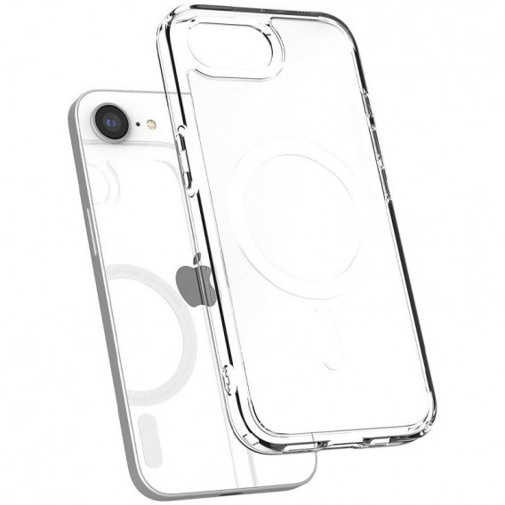 Чохол SGP Ultra Hybrid (MagFit) для Apple iPhone 16e (6.1") Прозорий