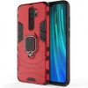 Ударопрочный чехол Transformer Ring for Magnet для Xiaomi Redmi Note 8 Pro Красный / Dante Red
