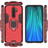 Ударопрочный чехол Transformer Ring for Magnet для Xiaomi Redmi Note 8 Pro Красный / Dante Red