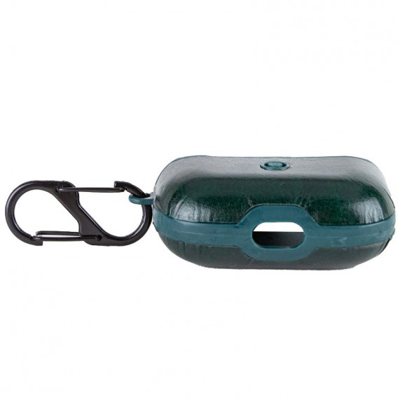 Шкіряний футляр Leather series для навушників AirPods Pro Зелений