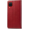 Кожаный чехол-книжка GETMAN Gallant (PU) для Samsung Galaxy A22 4G Красный