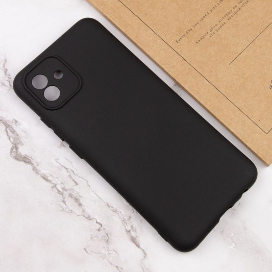 Чохол Silicone Cover Lakshmi Full Camera (A) для Samsung Galaxy A04 Чорний / Black - зображення 3 