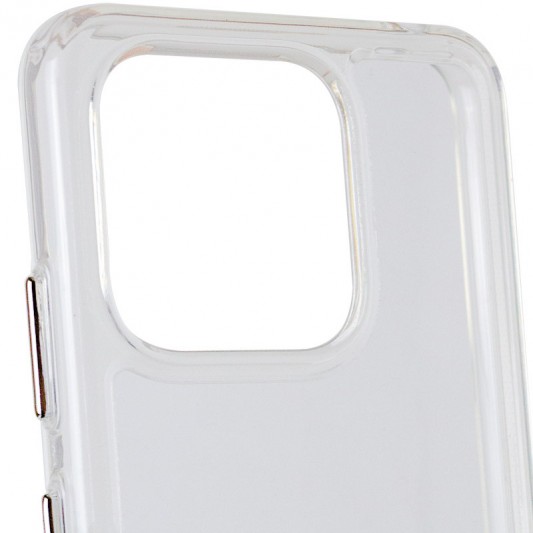 Чехол TPU+PC Clear 2.0 mm metal buttons для Xiaomi Redmi 12C Прозрачный - изображение 1