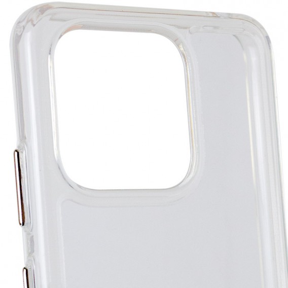 Чохол TPU+PC Clear 2.0 mm metal buttons для Xiaomi Redmi 12C Прозорий