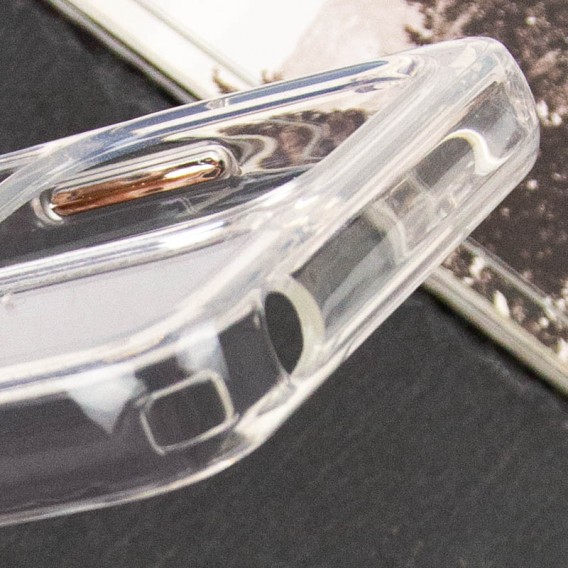 Чохол TPU+PC Clear 2.0 mm metal buttons для Xiaomi Redmi 12C Прозорий