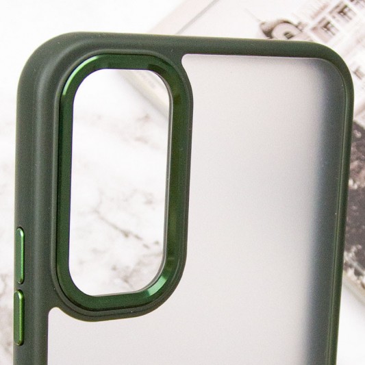 Чехол TPU+PC North Guard для Xiaomi Redmi Note 11 Pro 4G/5G / 12 Pro 4G Dark Green - изображение 2