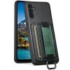 Кожаный чехол Wallet case and straps для Samsung Galaxy A54 5G Черный / Black