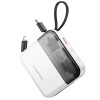 Портативний ЗП Power Bank BOROFONE BJ64 Distinct 22.5W+PD20W with cable 10000 mAh White