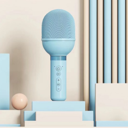 Караоке Микрофон-колонка S8 Blue - изображение 1