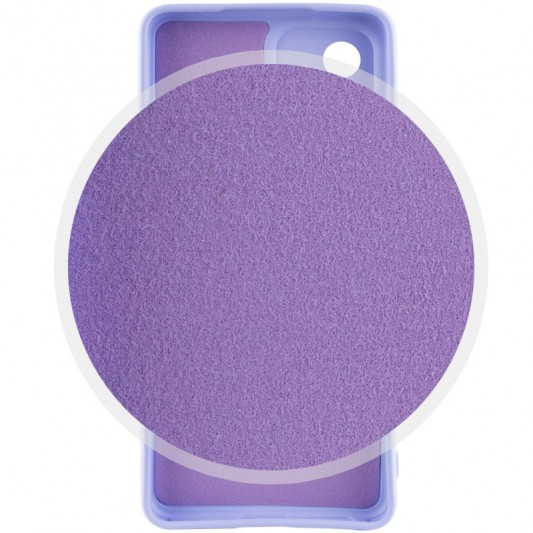 Чехол Silicone Cover Lakshmi Full Camera (AA) для Samsung Galaxy S22 Ultra Сиреневый / Dasheen - изображение 1