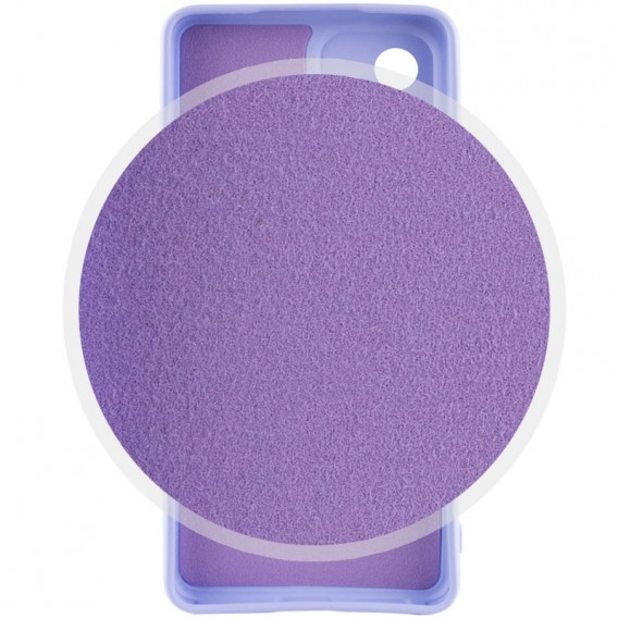 Чохол Silicone Cover Lakshmi Full Camera (AA) для Samsung Galaxy S22 Ultra Бузковий / Dasheen