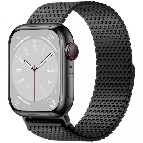 Ремешок WiWU Stainless steel для Apple Watch 38/40/41/42mm(ser.10) Black