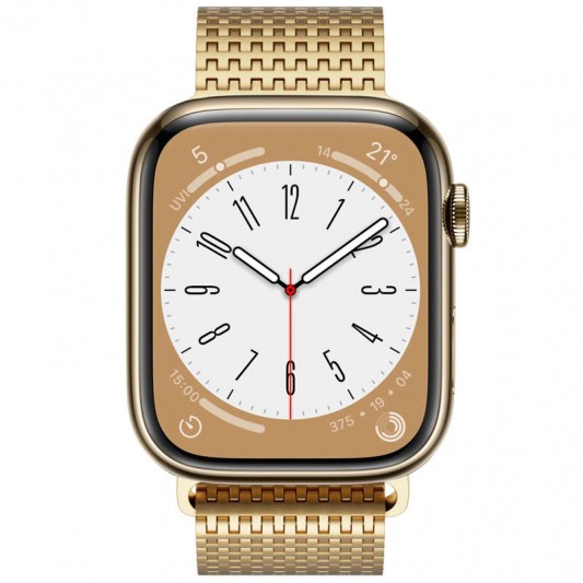 Ремешок WiWU Stainless steel для Apple Watch 38/40/41/42mm(ser.10) Gold - изображение 2