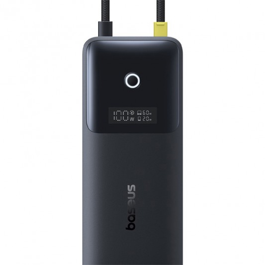 Переходник HUB Baseus OS Dual Fast Charging 6in1 (Type-C to HDMI4K@60Hz+2xUSB-A+3xUSB-C) (B0007090) Cosmic Black - изображение 2