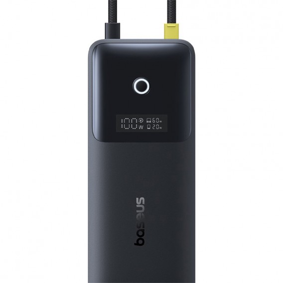 Перехідник HUB Baseus OS Dual Fast Charging 6in1 (Type-C to HDMI4K@60Hz+2xUSB-A+3xUSB-C) (B0007090) Cosmic Black