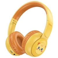 Накладні бездротові навушники Hoco W60 Rhyme for children Sun yellow