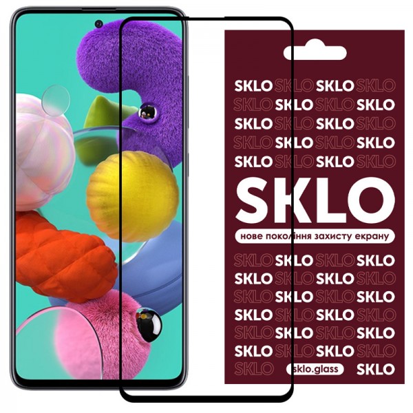 Защитное стекло SKLO 3D для Samsung Galaxy A36 5G / A56 5G Черный
