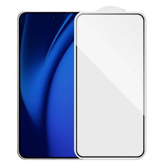 Захисне 2.5D скло Blueo Full Cover HD для Samsung Galaxy S25 / S24 Чорний - зображення 5 