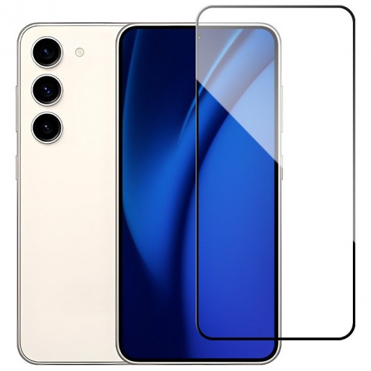 Захисне 2.5D скло Blueo Full Cover HD для Samsung Galaxy S25+ / S24+ Чорний - зображення 3 