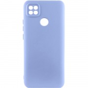 Чехол TPU GETMAN Liquid Silk Full Camera для Xiaomi Redmi 9C Сиреневый / Light purple