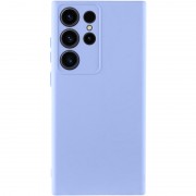 Чохол TPU GETMAN Liquid Silk Full Camera для Samsung Galaxy S23 Ultra Бузковий / Light purple