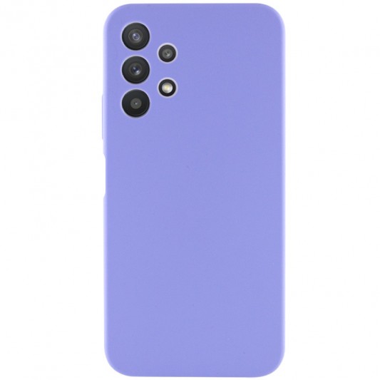 Чехол Silicone Cover Lakshmi Full Camera (AAA) для Samsung Galaxy A32 4G Сиреневый / Dasheen
