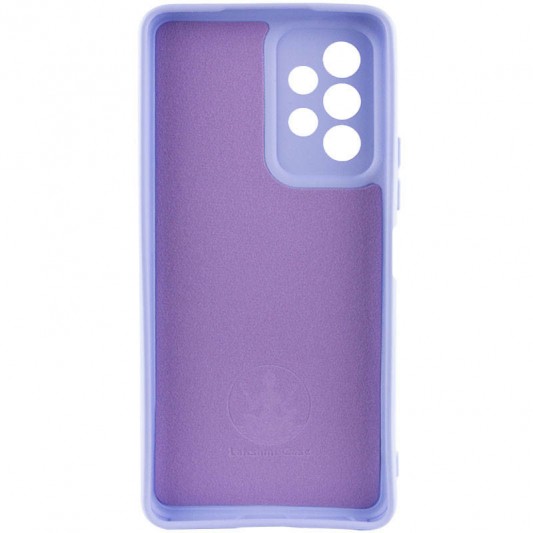 Чехол Silicone Cover Lakshmi Full Camera (AAA) для Samsung Galaxy A32 4G Сиреневый / Dasheen - изображение 1