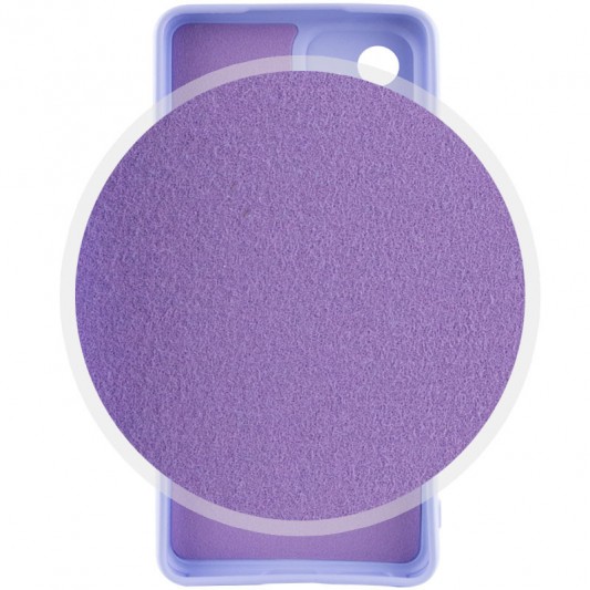Чехол Silicone Cover Lakshmi Full Camera (AAA) для Samsung Galaxy A32 4G Сиреневый / Dasheen - изображение 2