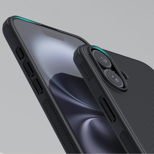 Чохол Nillkin Matte Pro для Apple iPhone 16 (6.1") Чорний / Black - зображення 5 