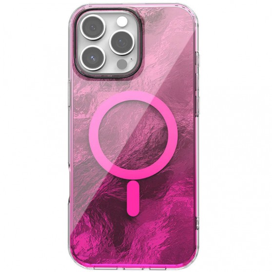Чехол TPU Shiny Mountain (MagFit) для Apple iPhone 16 Pro Max (6.9") Pink