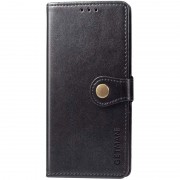 Шкіряний чохол-книжка GETMAN Gallant (PU) для Xiaomi Redmi 10C Чорний