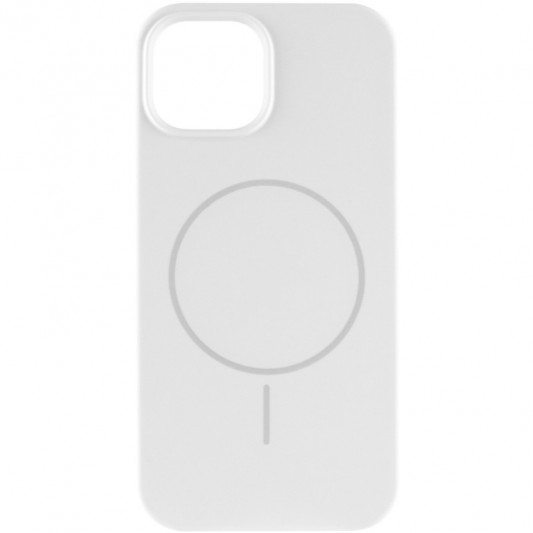 Чохол Silicone Case Full Protective (AA) NO LOGO with MagSafe для Apple iPhone 11 (6.1") Білий / White - зображення 1 