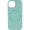 Чохол Silicone Case Full Protective (AA) NO LOGO with MagSafe для Apple iPhone 11 (6.1") Бірюзовий / Light Turquoise