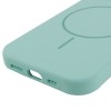 Чохол Silicone Case Full Protective (AA) NO LOGO with MagSafe для Apple iPhone 11 (6.1") Бірюзовий / Light Turquoise