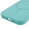 Чохол Silicone Case Full Protective (AA) NO LOGO with MagSafe для Apple iPhone 11 (6.1") Бірюзовий / Marine Green