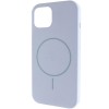 Чохол Silicone Case Full Protective (AA) NO LOGO with MagSafe для Apple iPhone 11 (6.1") Блакитний / Lilac Blue
