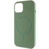 Чохол Silicone Case Full Protective (AA) NO LOGO with MagSafe для Apple iPhone 11 (6.1") Зелений / Pine green