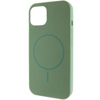 Чохол Silicone Case Full Protective (AA) NO LOGO with MagSafe для Apple iPhone 11 (6.1") Зелений / Pine green