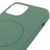 Чохол Silicone Case Full Protective (AA) NO LOGO with MagSafe для Apple iPhone 11 (6.1") Зелений / Pine green