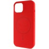 Чохол Silicone Case Full Protective (AA) NO LOGO with MagSafe для Apple iPhone 11 (6.1") Червоний / Red