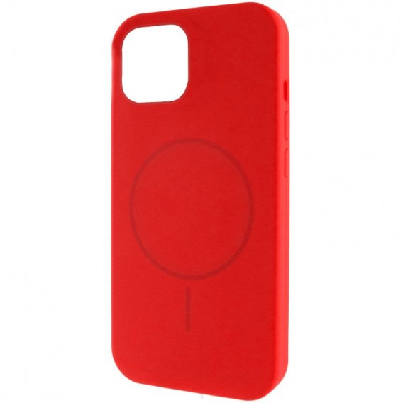 Чохол Silicone Case Full Protective (AA) NO LOGO with MagSafe для Apple iPhone 11 (6.1") Червоний / Red