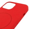Чохол Silicone Case Full Protective (AA) NO LOGO with MagSafe для Apple iPhone 11 (6.1") Червоний / Red